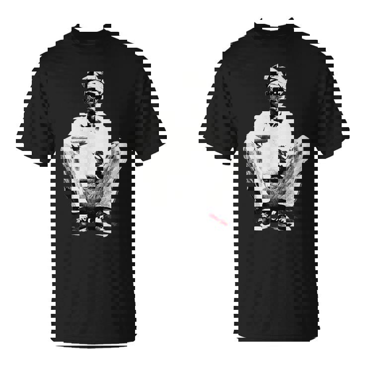 ピーター・トッシュ 座っている写真 リー・ジャフィー Tシャツ