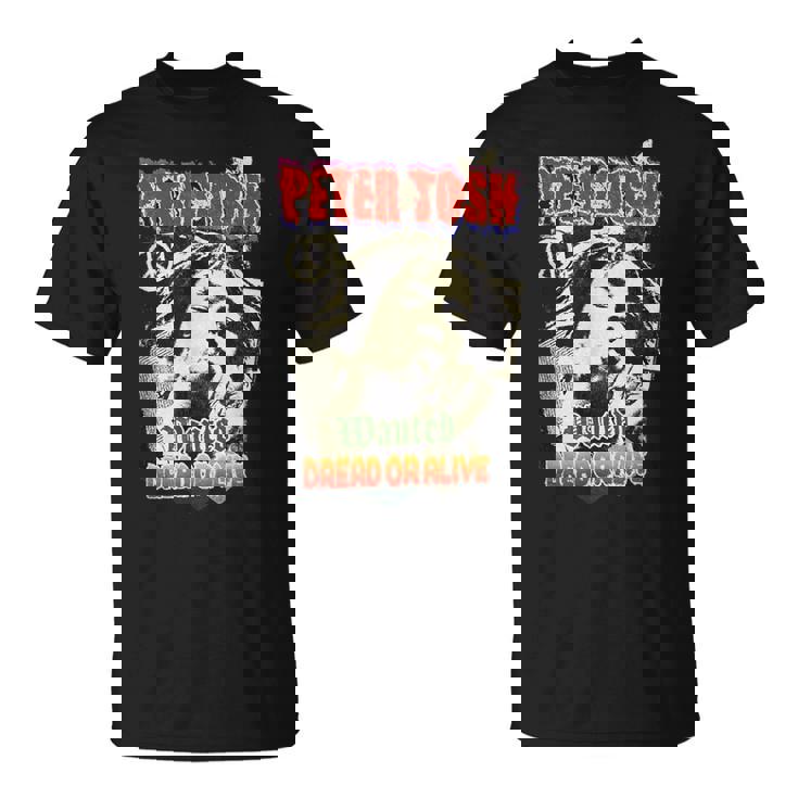 ピーター・トッシュが欲しかったドレッドまたはアライブ写真 リー・ジャッフェ作 Tシャツ