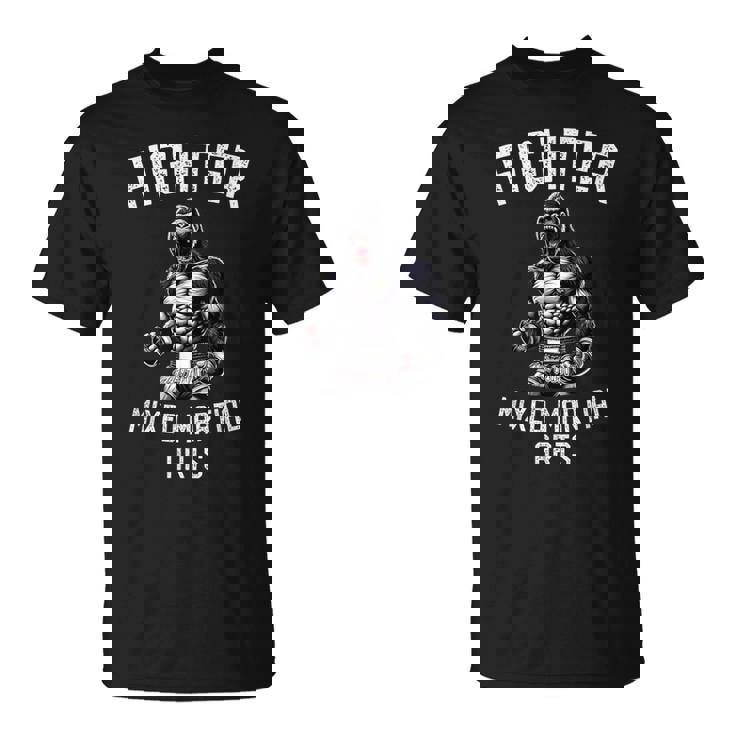 ファイターゴリラ 総合格闘技総合格闘技総合格闘技 Tシャツ