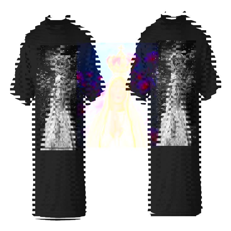 ファティマの聖母、聖母マリア、聖母、聖マリア Tシャツ