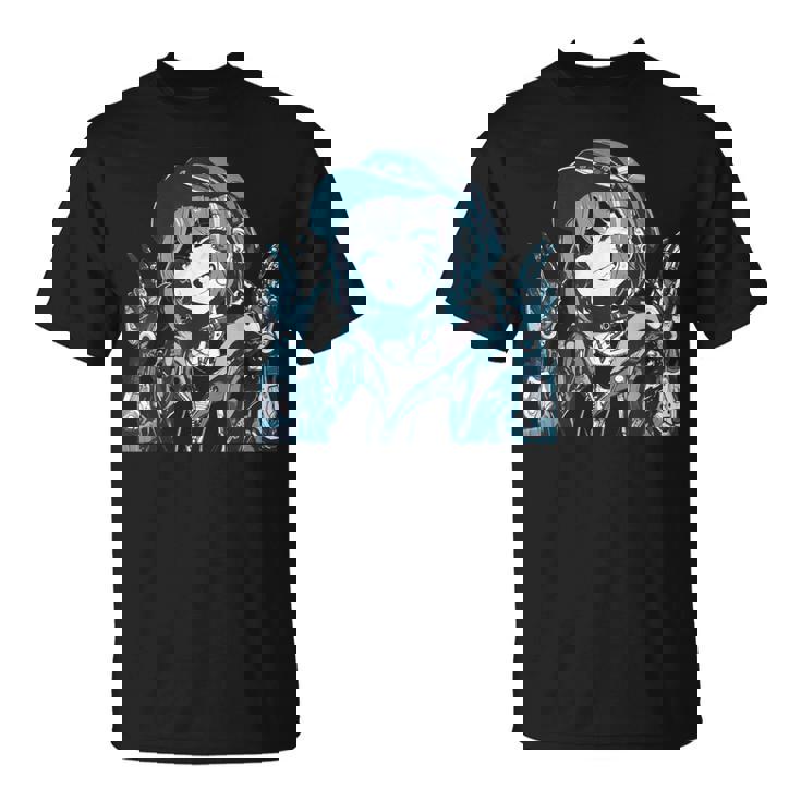 ファニースマイル サイバーパンク Nr 7 Tシャツ