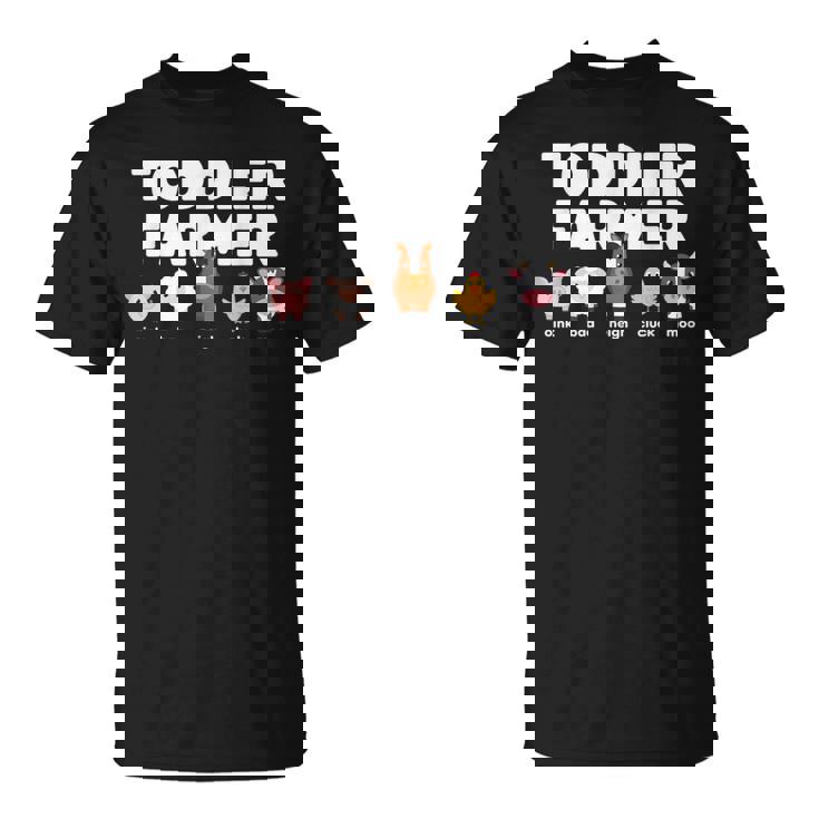 ファームアニマルサウンドoink Baa Neigh Cluck Moo 幼児農家 Tシャツ