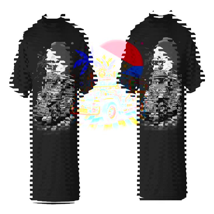フィリピン 国旗 誇り フィリピン フィリピン ジープニー Tシャツ