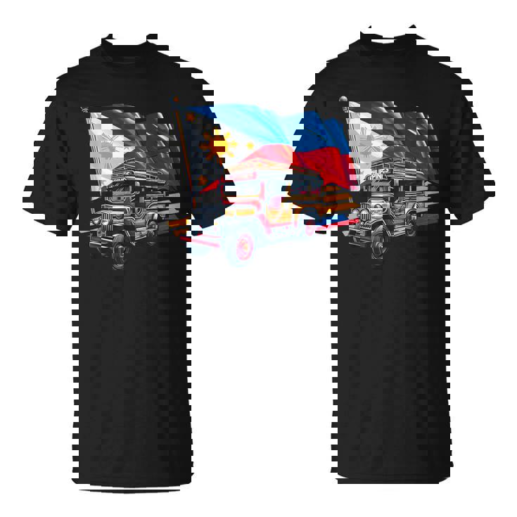 フィリピン国旗 誇り高きフィリピン土産 フィリピンジープニー Tシャツ