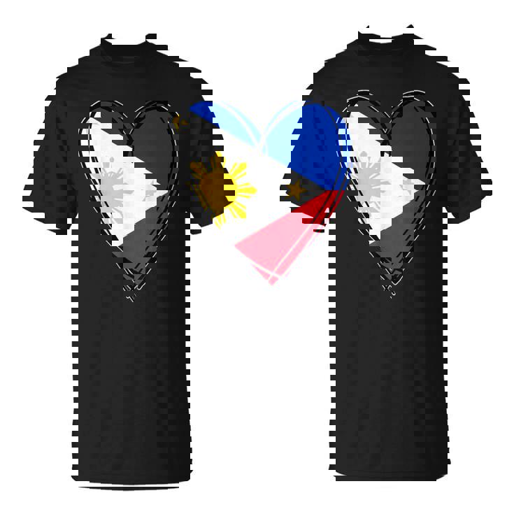 フィリピン独立記念日 I Love Philippines 国旗 ハート Tシャツ