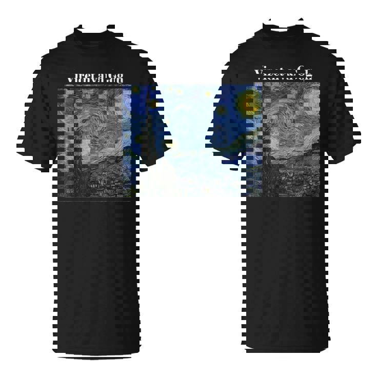 フィンセントファンゴッホの星月夜 Tシャツ