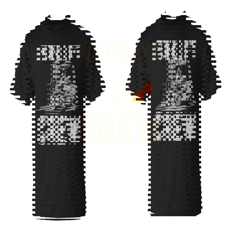 フォークリフト クルー ヴィンテージ 倉庫 作業員 倉庫 Tシャツ