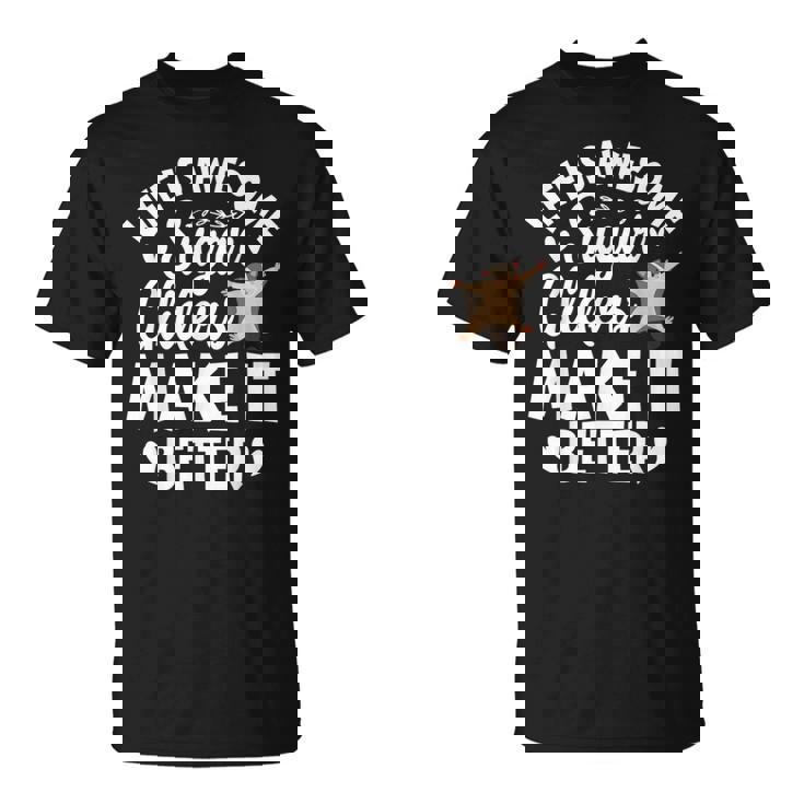 フクロモモンガのママ フクロモモンガのネックレス フクロモモンガの恋人 Tシャツ