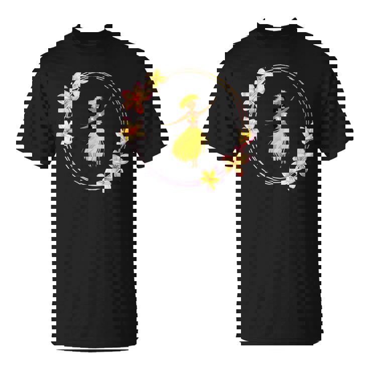 フラダンサー プルメリアリング ハワイ Tシャツ