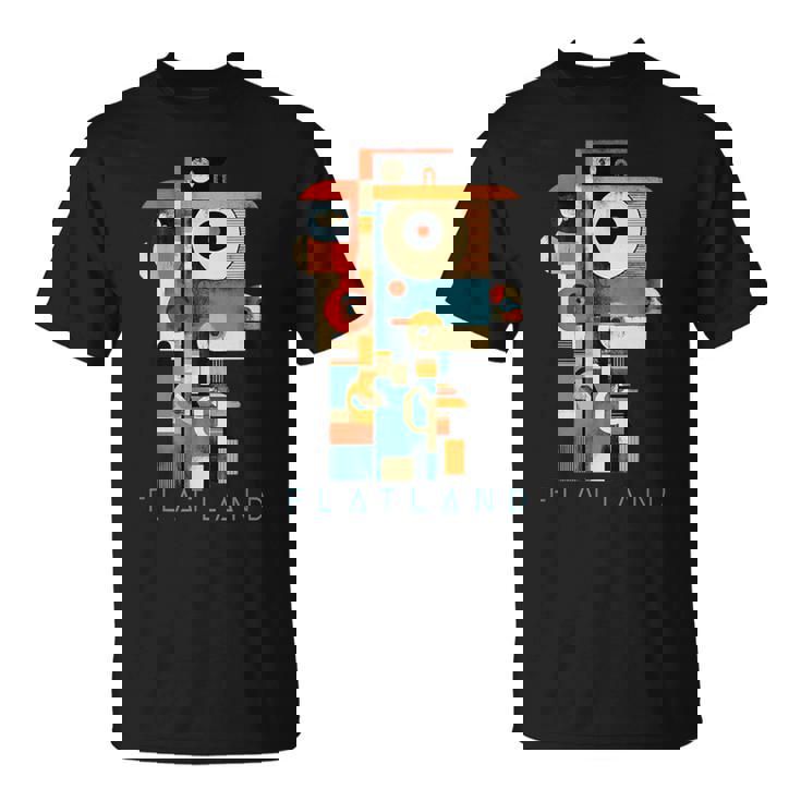 フラットランド エドウィン・A・アボット作 多次元のロマンス Tシャツ