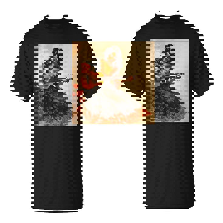 フラメンコダンサー セビリア Espana フラメンコ愛好家 スペインアート Tシャツ