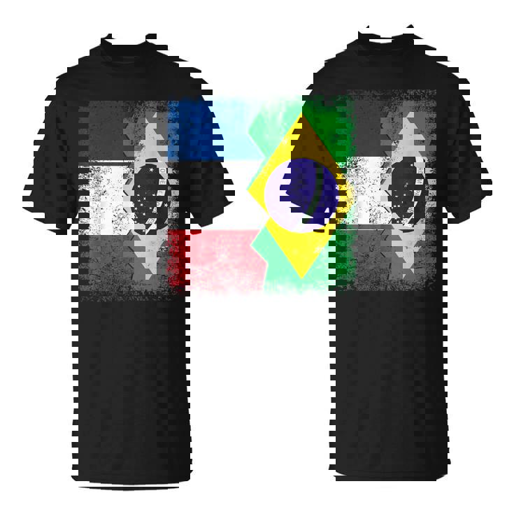 フランス ブラジルの旗 Tシャツ