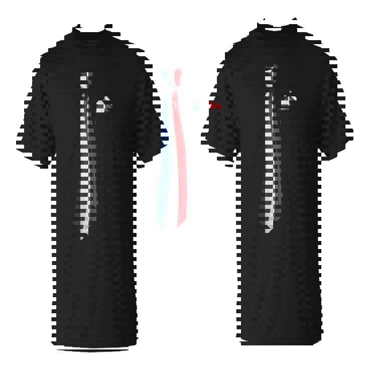 フランス国旗 偽物 ネクタイ Tシャツ