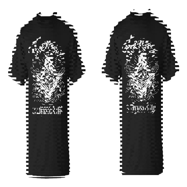 フリーメイソン ロッジ フリーメイソン エンブレム メイソン 3度 ライト Tシャツ