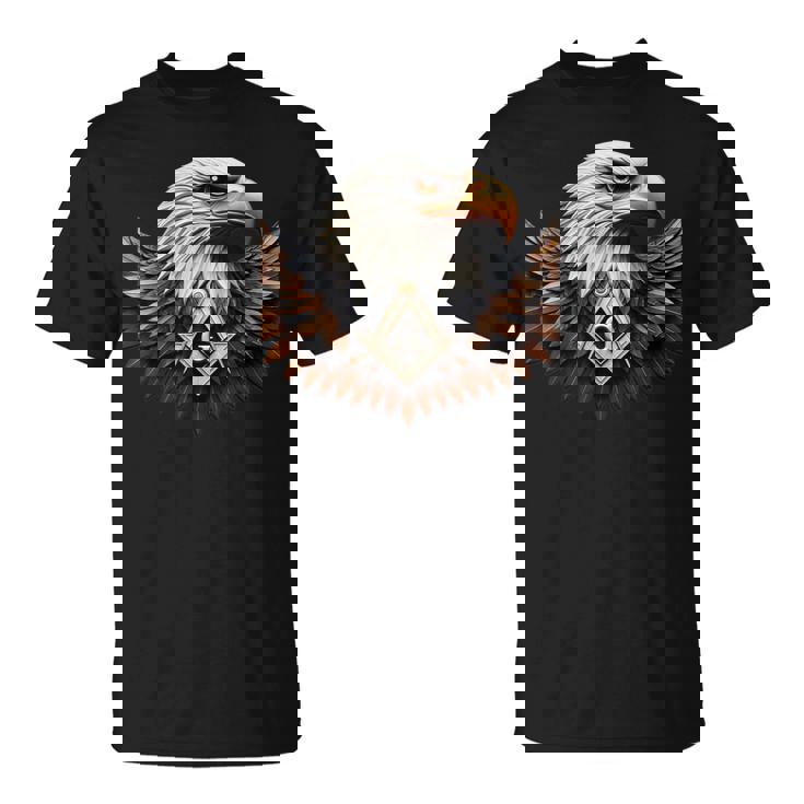 フリーメイソンs&C「知恵を持ったワシ」のシンボル。 Tシャツ