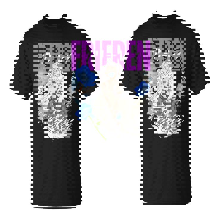 フリーレンと一緒にネモフィラの花園で冷やす時間 Tシャツ