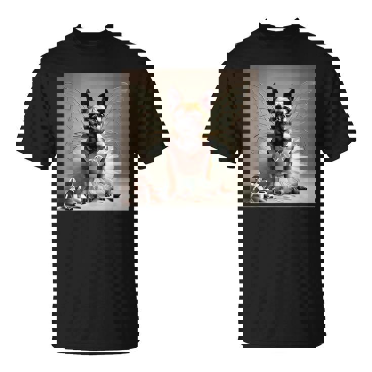 フレンチブルドッグシャツ バレリーナ バレエ愛好家 ダンサー フレンチー Tシャツ