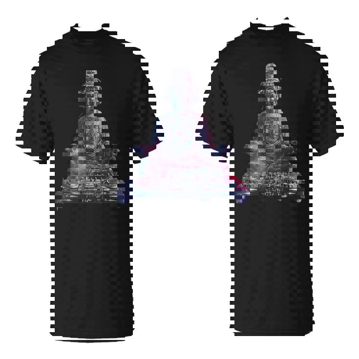 ブッダ Dj 瞑想 ダンス クラブ ハウス ターンテーブル Dj ブッダ Tシャツ