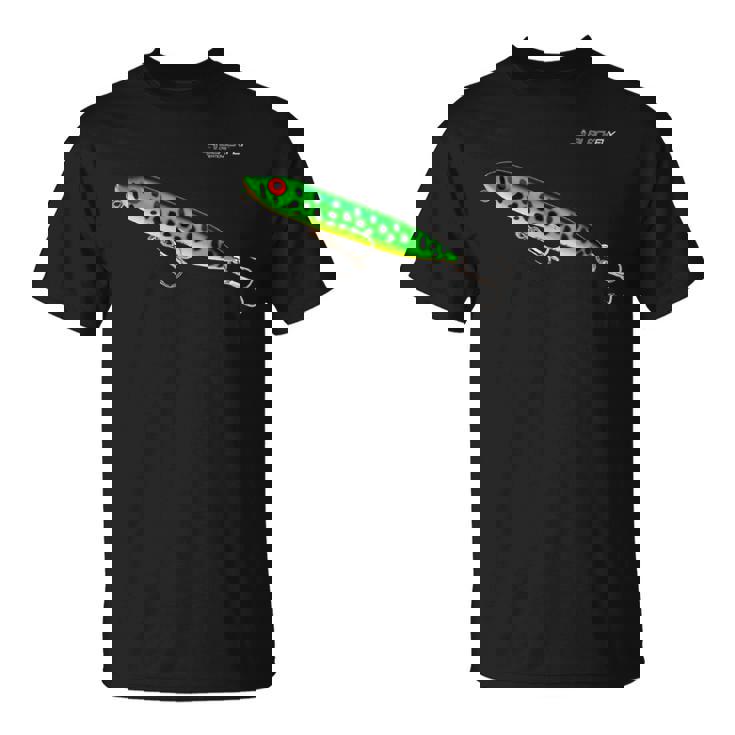 ブユバス釣りギフトトップウォータールアースプーク Tシャツ