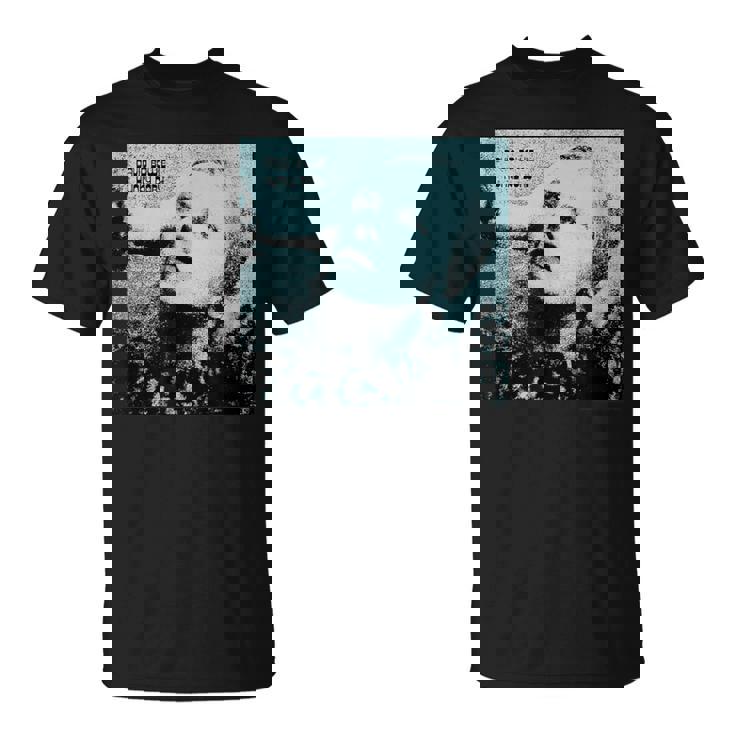 ブライアン・ウォードによるデヴィッド・ボウイ ハンキードリー ブルー 写真 Tシャツ