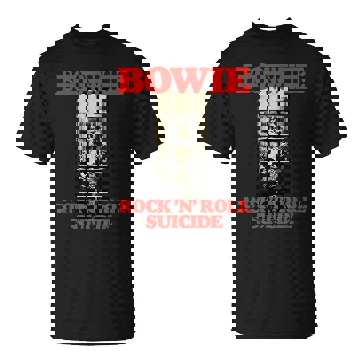 ブライアン・ウォードによるデヴィッド・ボウイ・ロックンロール自殺写真 Tシャツ