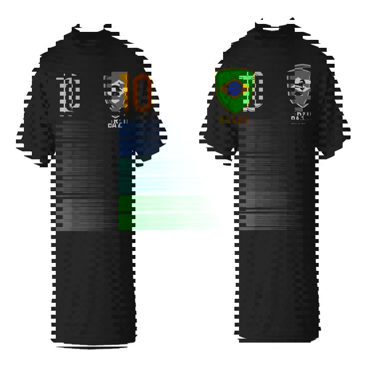 ブラジル国旗 ブラジルのプライド愛好家 Tシャツ