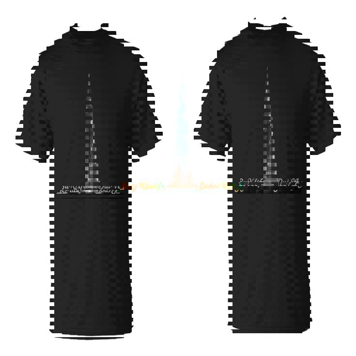 ブルジュ・ハリファ・ドバイ・エミレーツで世界一高い超高層ビル Tシャツ