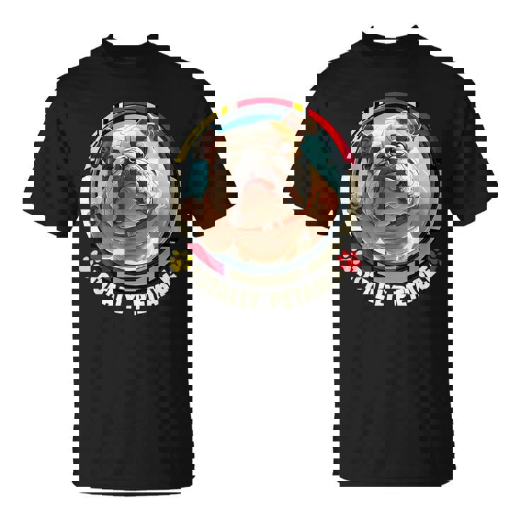 ブルドッグの飼い主 漫画で見る愛玩用ブルドッグ Tシャツ