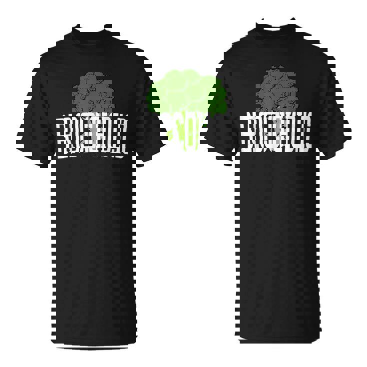 ブロッコホリック ブロッコリー中毒 恋人 野菜 おもしろ ビーガン Broccoholic Tシャツ