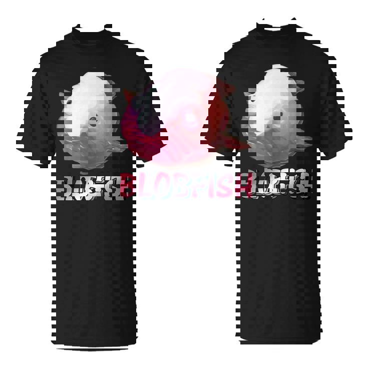 ブロブフィッシュ Blobfish 深海のおじさん 深海のアイドル ぷよぷよ おもしろい かわいい 魚 動物 きもかわ Tシャツ