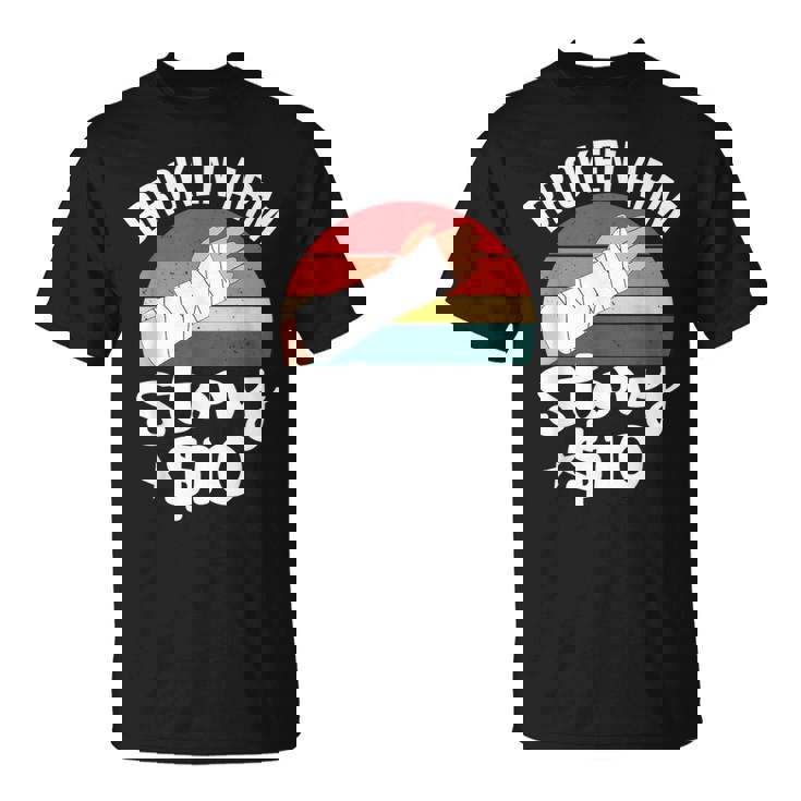 ブロークン・アーム・ストーリー $10 手の怪我 手首 面白い ヴィンテージ Tシャツ