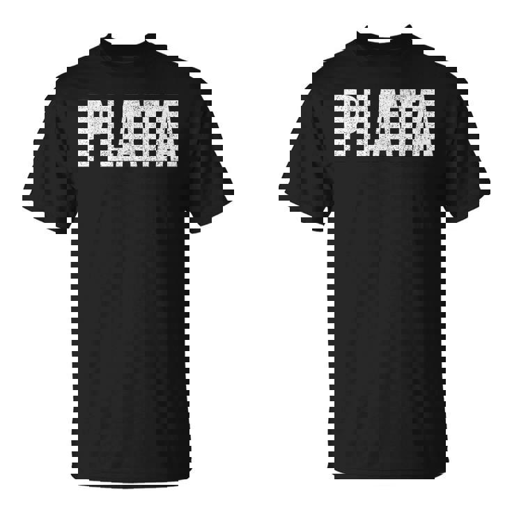 プラタ 姓 レトロ ヒスパニック メキシコ スペイン語 家族 Tシャツ