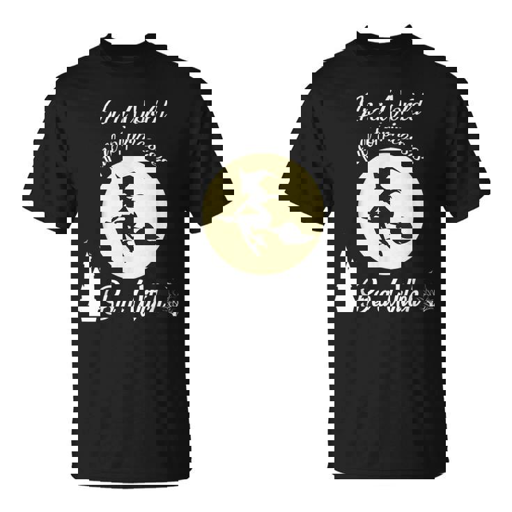 プリンセスがいっぱいの世界では魔女の月ハロウィンの贈り物になる Tシャツ