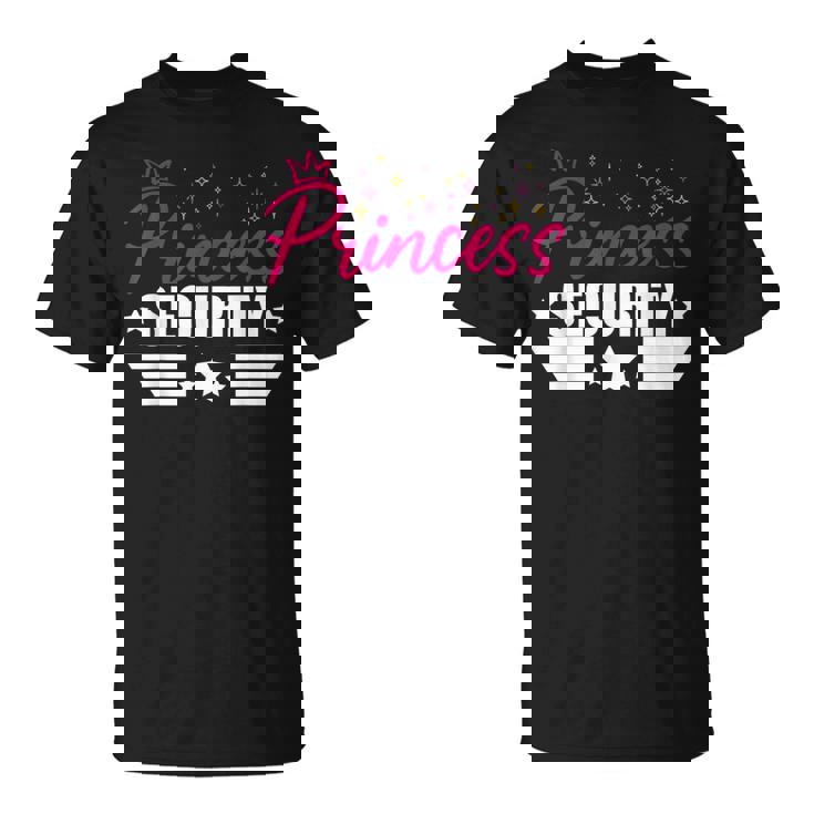 プリンセスセキュリティ面白いグラフィックハロウィーン Tシャツ