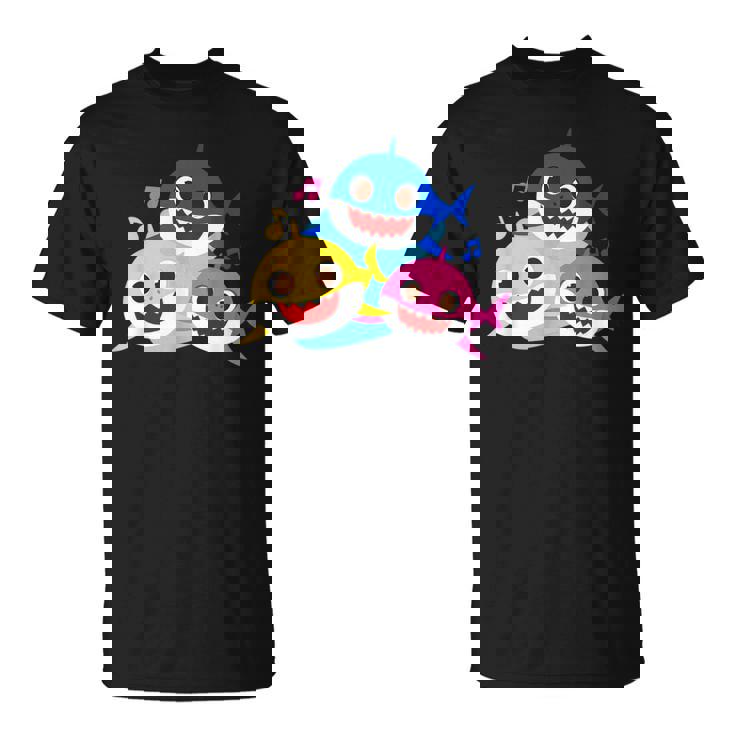 ベイビーシャーク・パパとママとサメなぞく・プレゼント・キッズ・メンズ・ウーマン家族系 Tシャツ