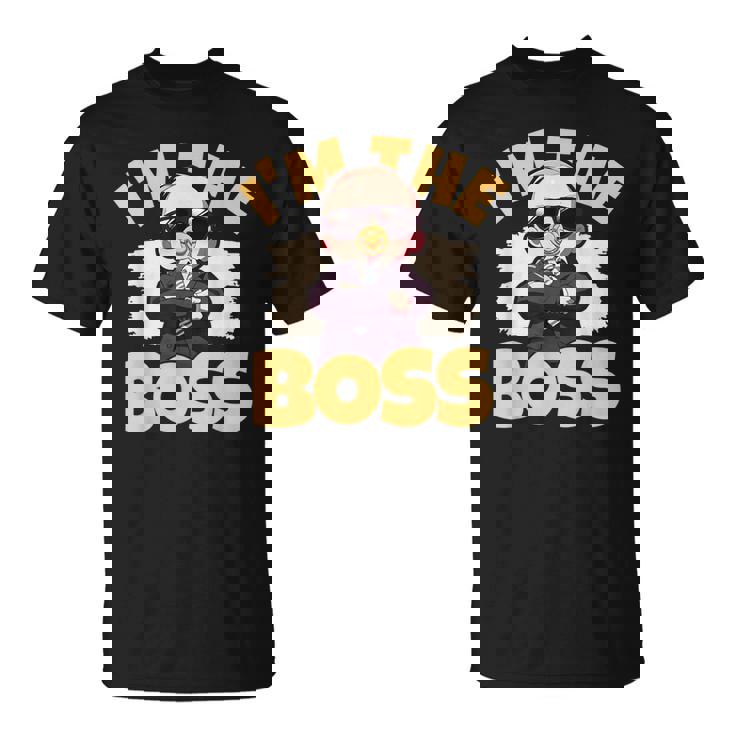 ベイビー・ボス「アイム・ザ・ボス」ライク・ア・ボス・キッズ Tシャツ