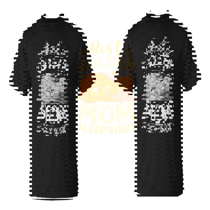 ベスト・ゴールデン・ママ、子犬とゴールデン・レトリーバー Tシャツ