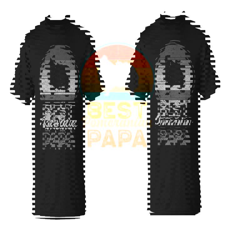 ベスト・ポメラニアン・パパ 父の日 ポム・ドッグ Tシャツ