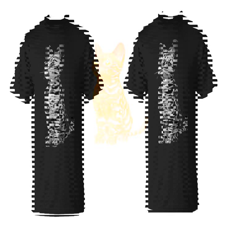 ベンガル猫 レオパード猫 レオパデット かわいいベンガル猫 Tシャツ