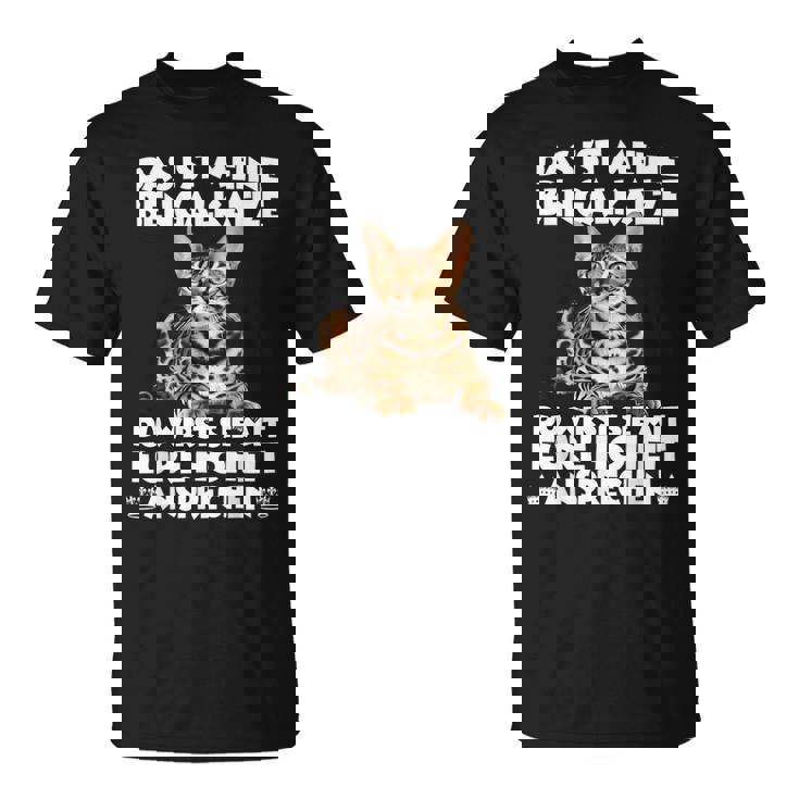 ベンガル猫t Tシャツ