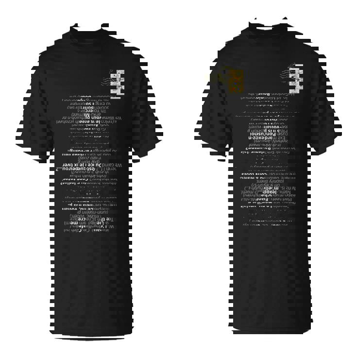 ベーシックなフランス語フレーズ 普段使いや旅行に Tシャツ