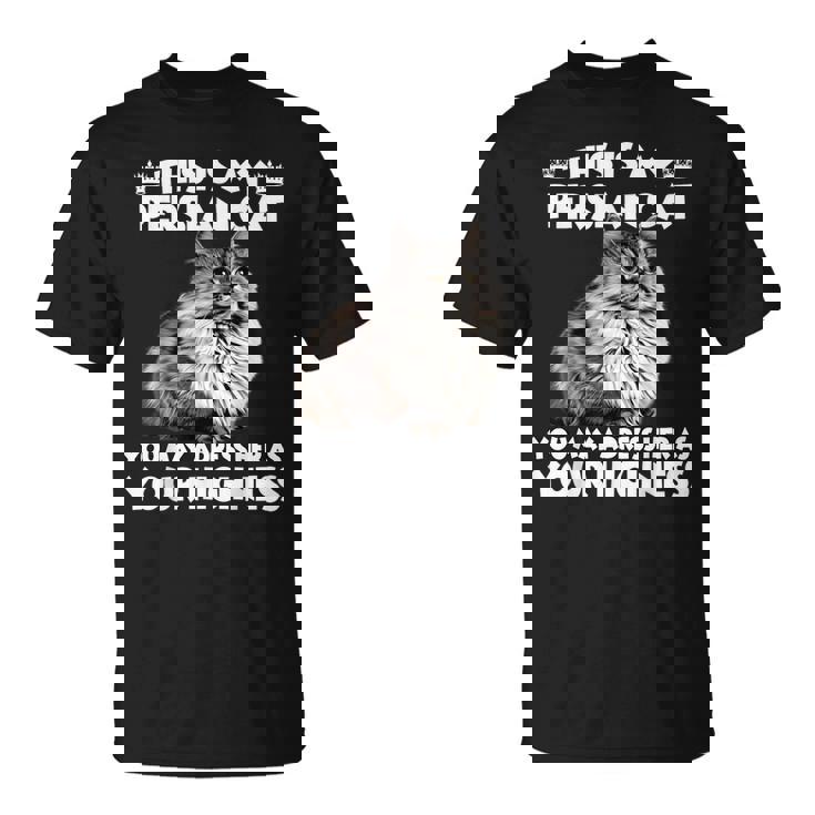 ペルシャ猫 T Tシャツ