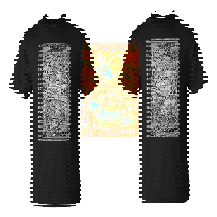 ペルシャ絨毯のランドマークカシュマル Tシャツ