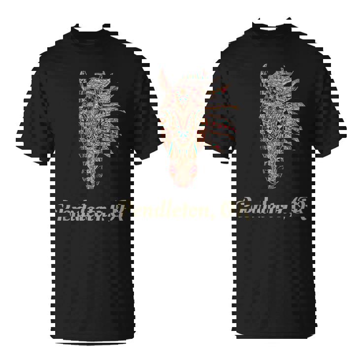 ペンドルトン オレゴン幾何学 部族のカントリーアート Tシャツ