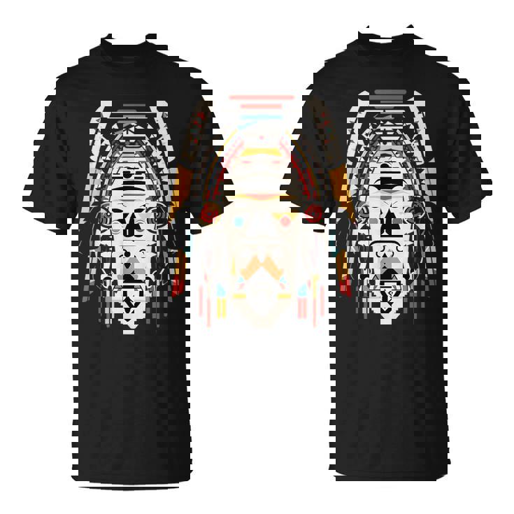 ホピ族アート シャーマン ネイティブ南西アメリカ インディアン スタイル Tシャツ