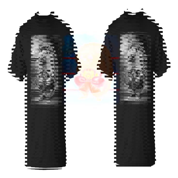 ボクシングチャンピオン ハリネズミファイター Tシャツ
