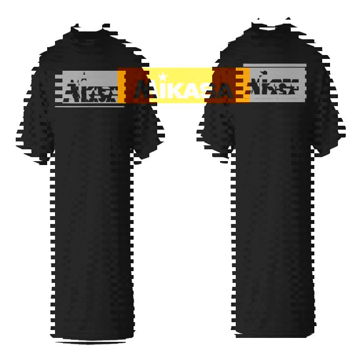 ボックスロゴ オレンジカラー バレーボール Tシャツ