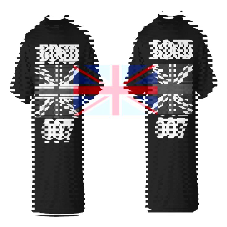 ボンドユニオンフラッグ 007 レトロシャツ Tシャツ