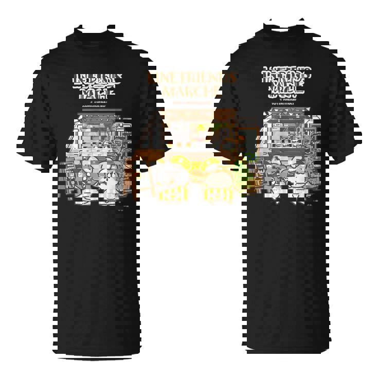 ボンレス犬とボンレス猫 キッチンカーロゴ付 ダークカラー Tシャツ