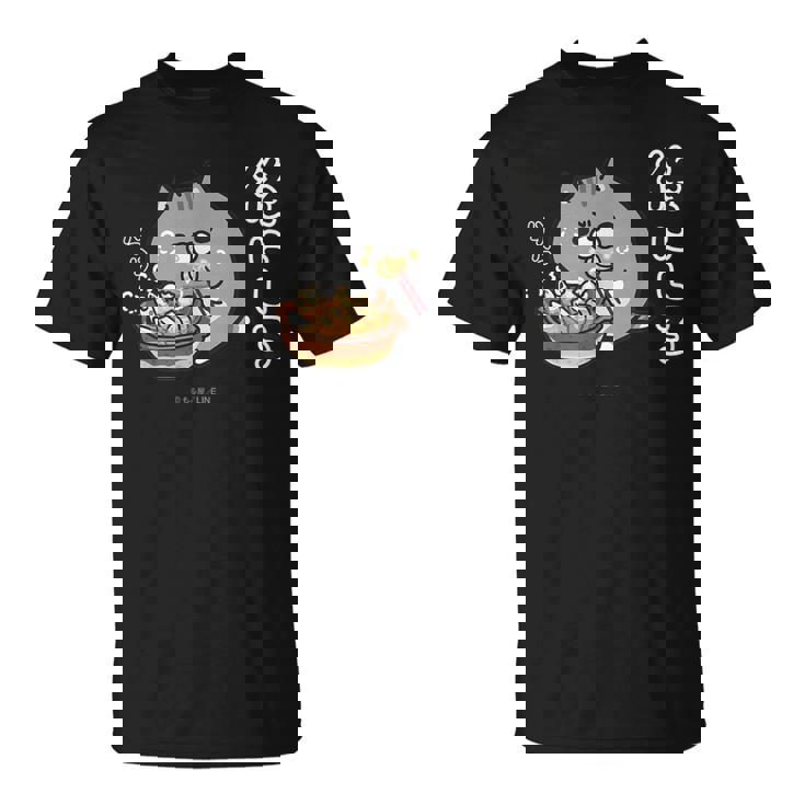 ボンレス犬とボンレス猫 ハフハフ ボンレス猫 Tシャツ